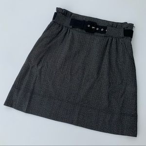 Black/Dark Gray Dress Skirt